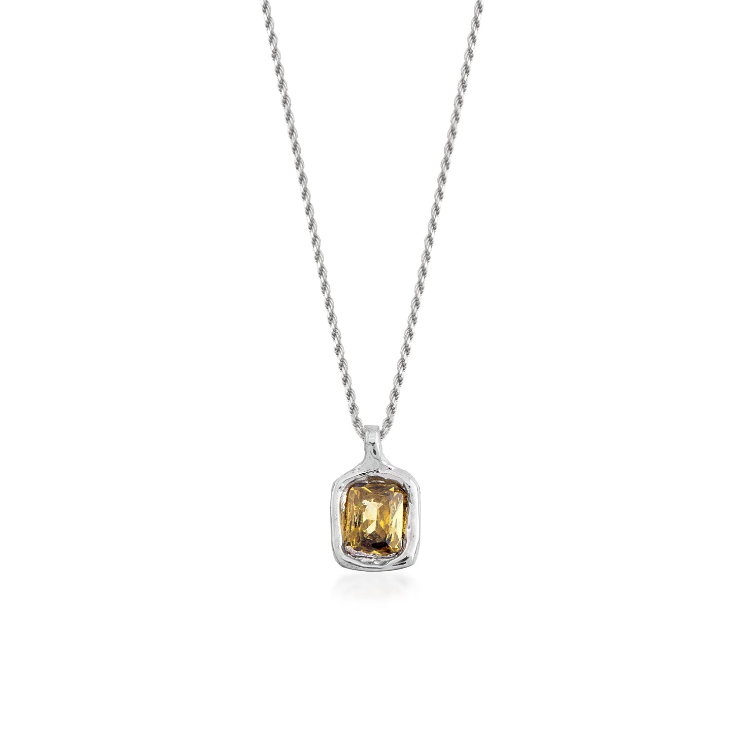 raw octagon necklace (Copy) 602Lab
