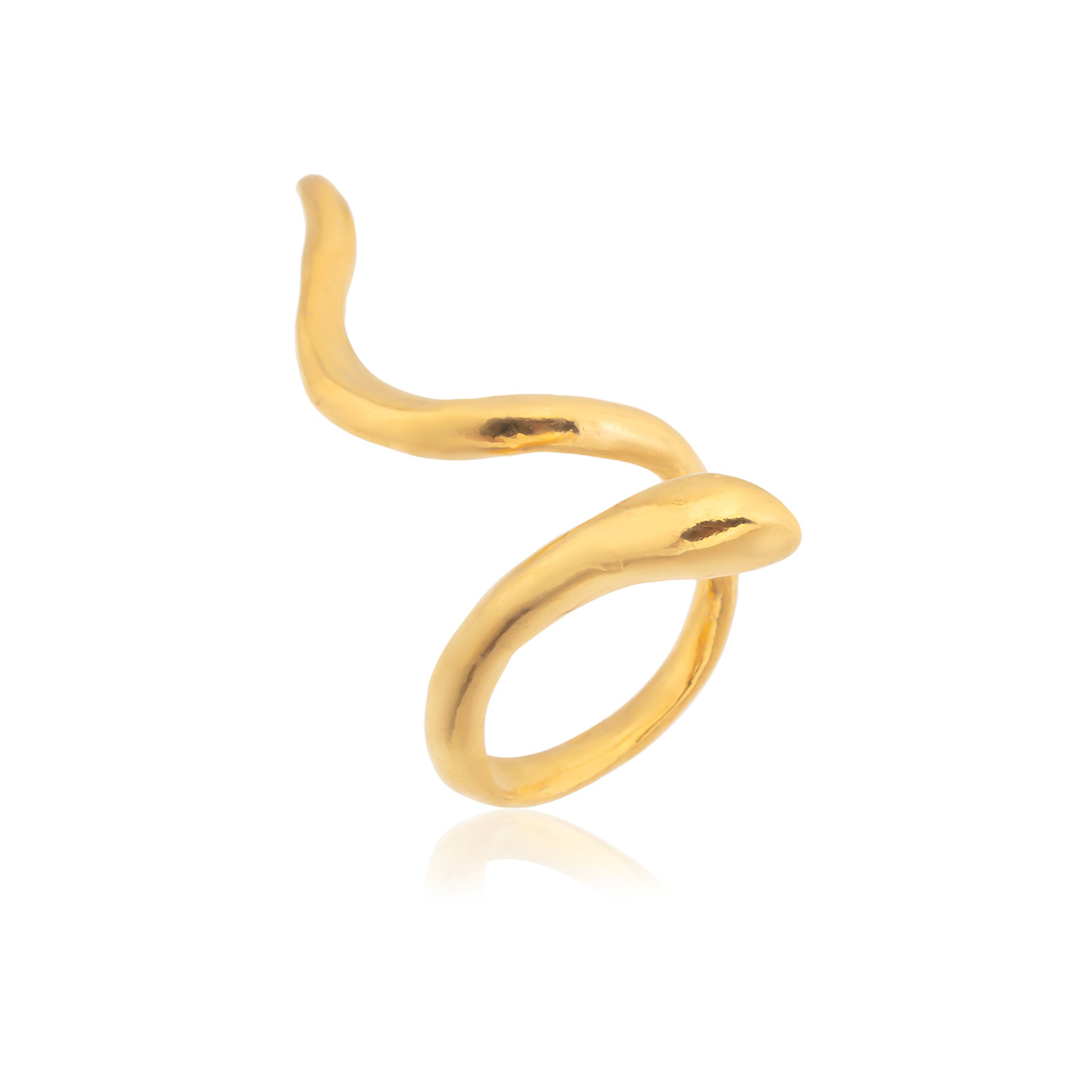 coiled snake ring 602Lab