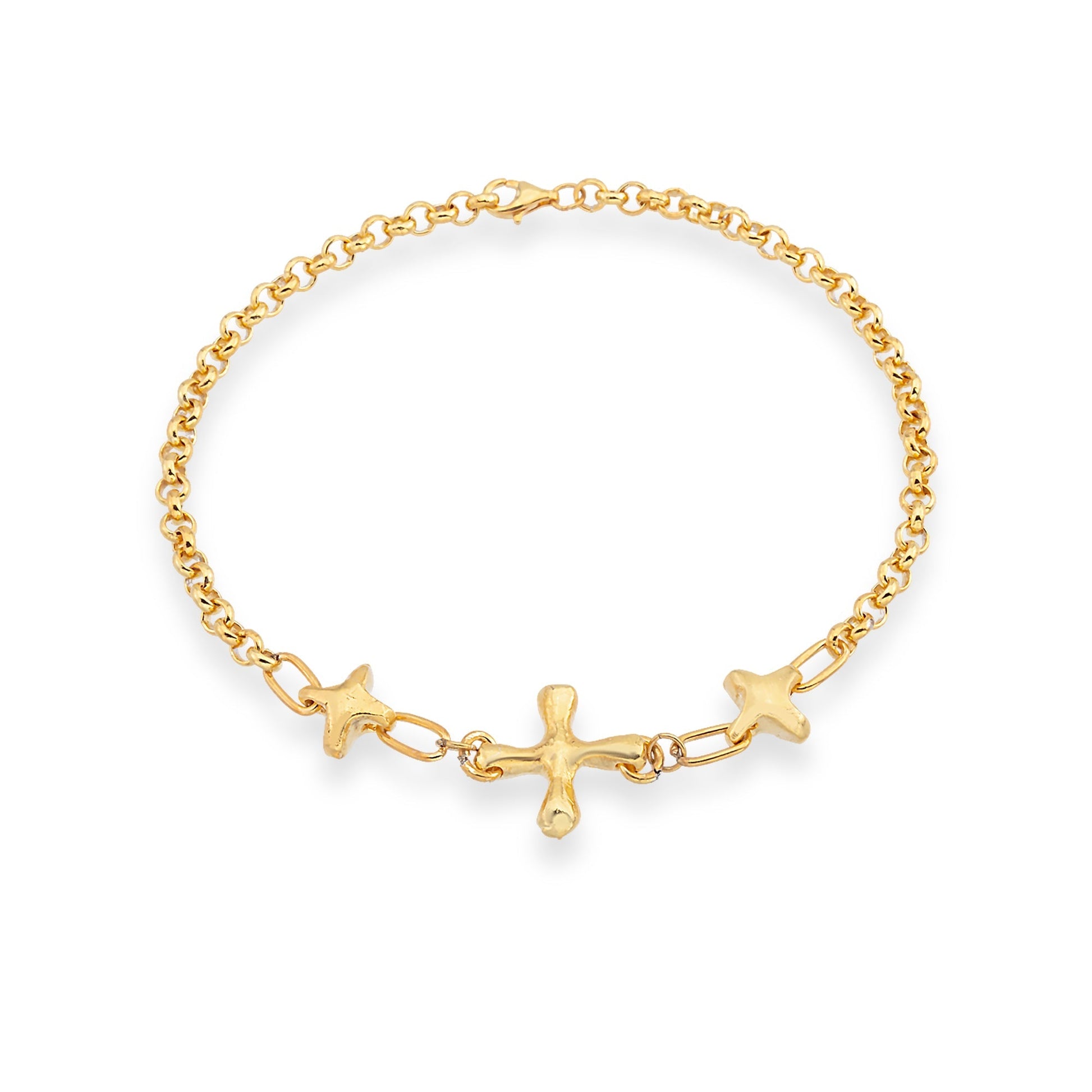 cross chain cuff 602Lab