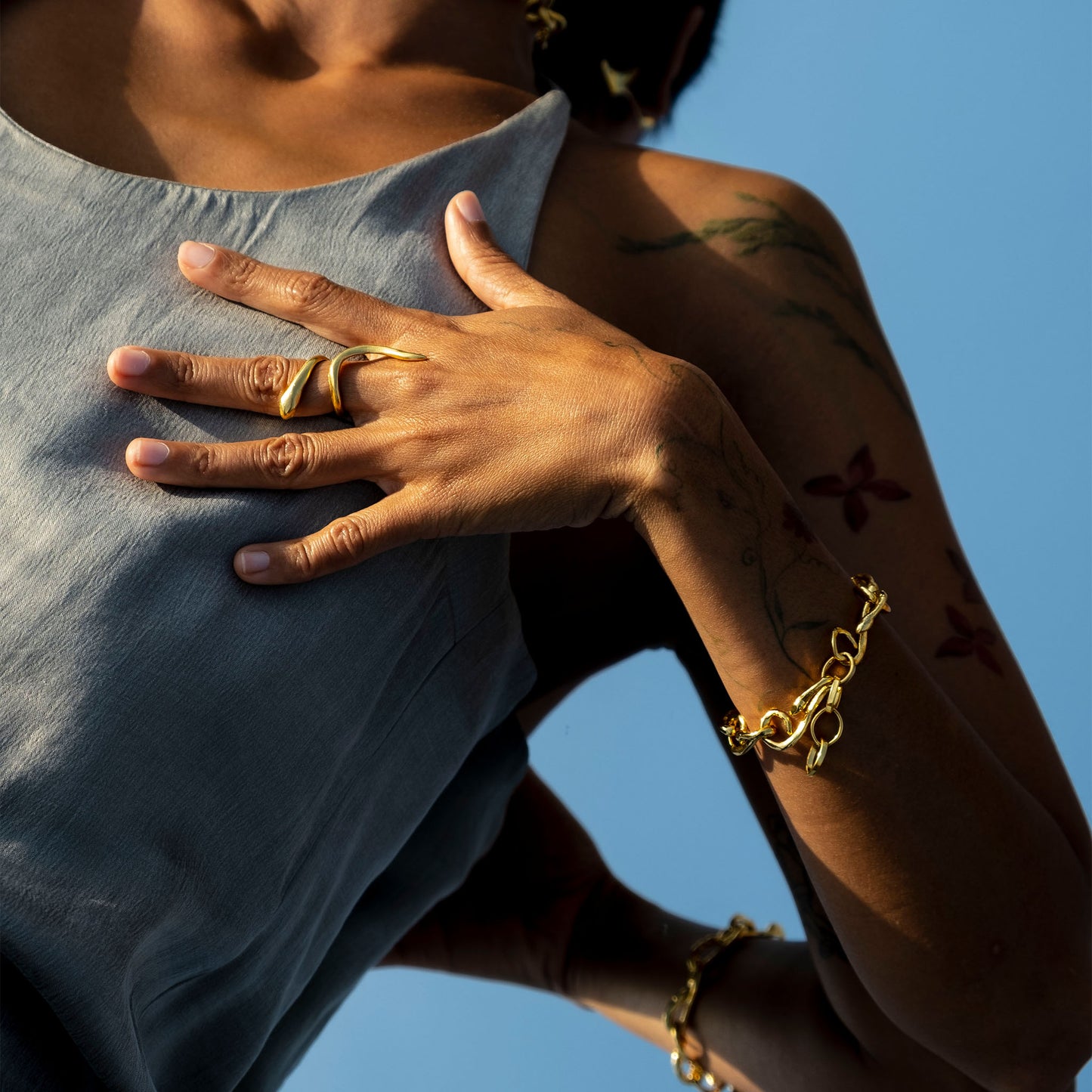 snake chain necklace 602Lab