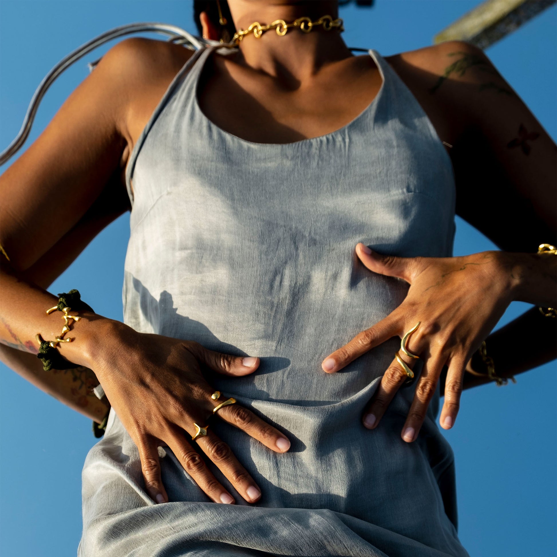 snake chain necklace 602Lab