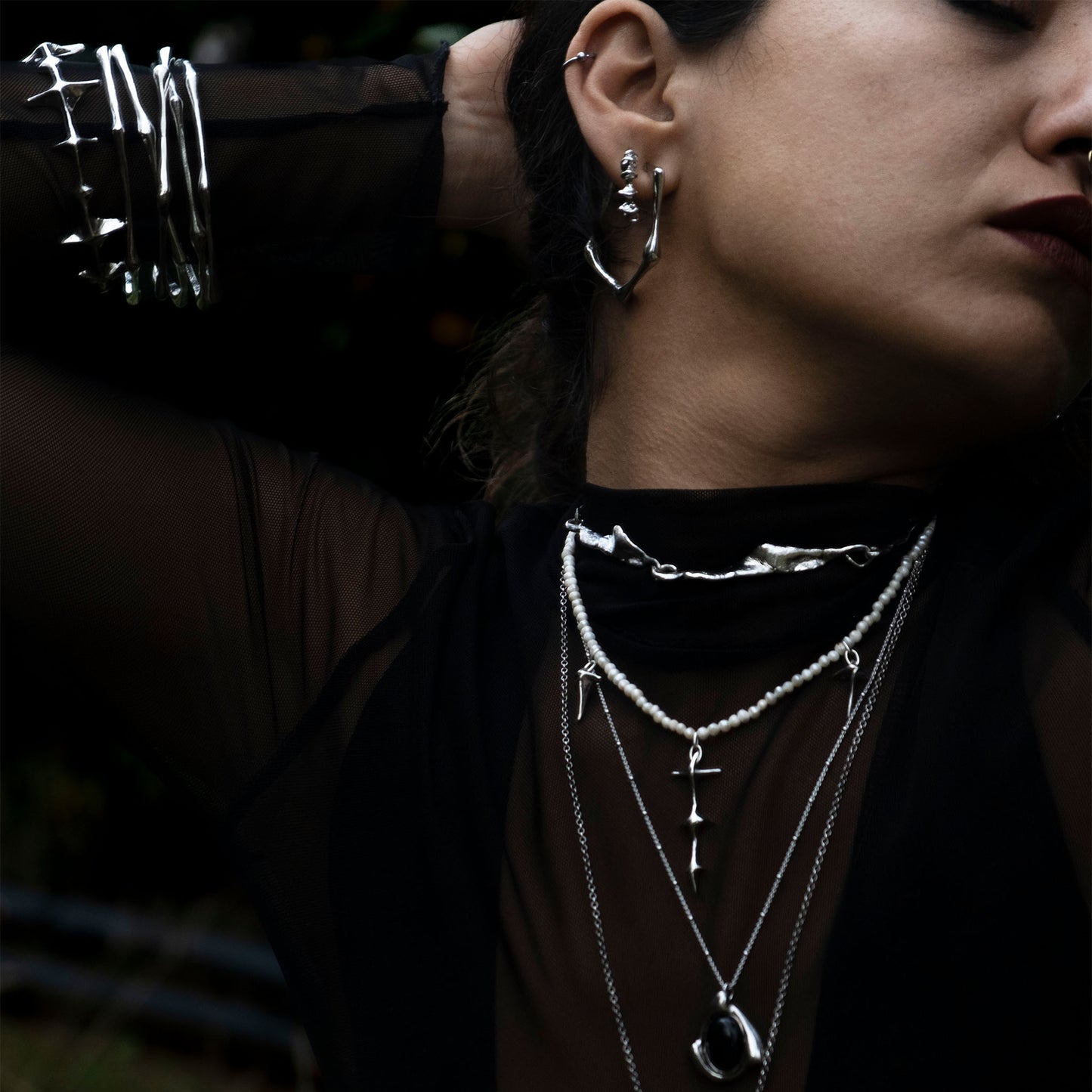 penta earrings 602Lab