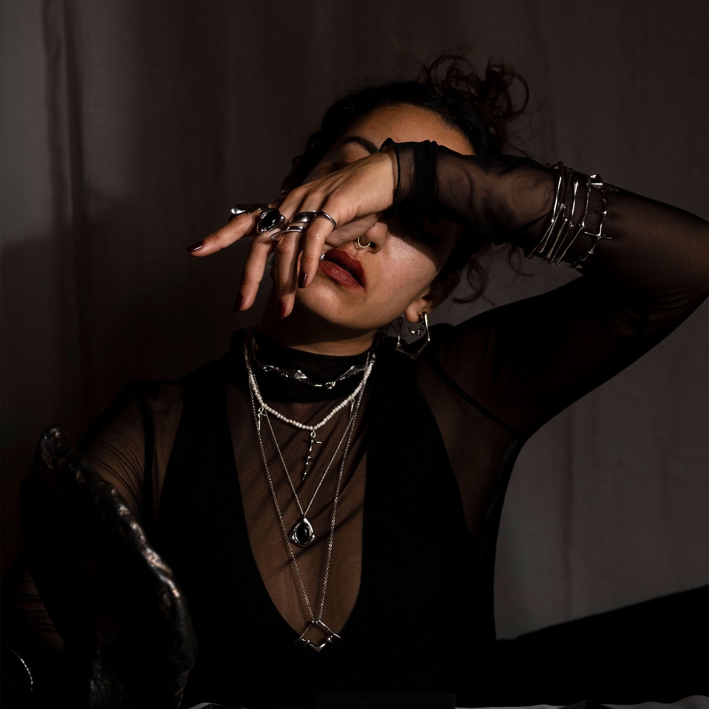 spin pearl necklace 602Lab