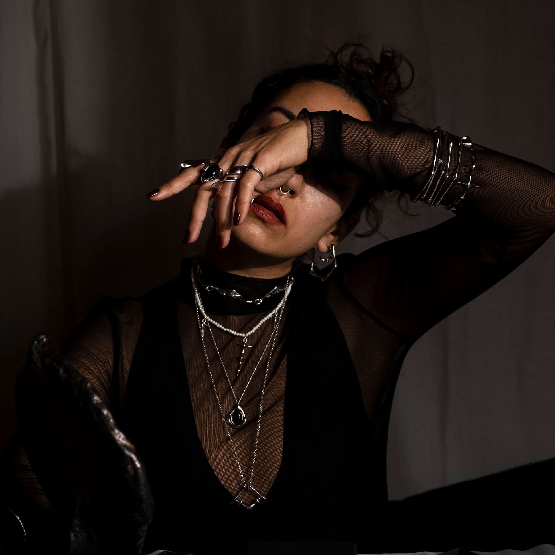 spin pearl necklace 602Lab