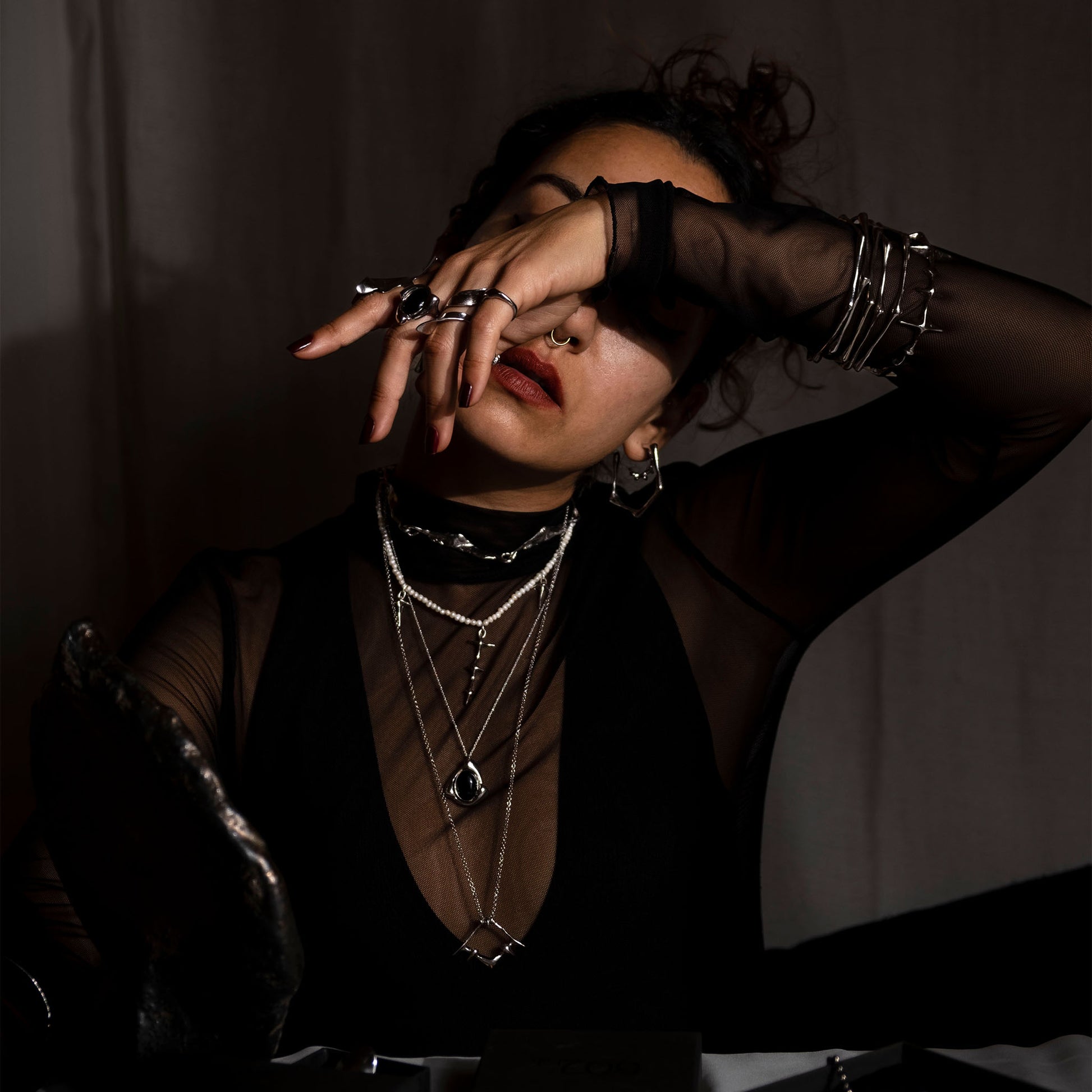 hexa bangle bracelet 602Lab