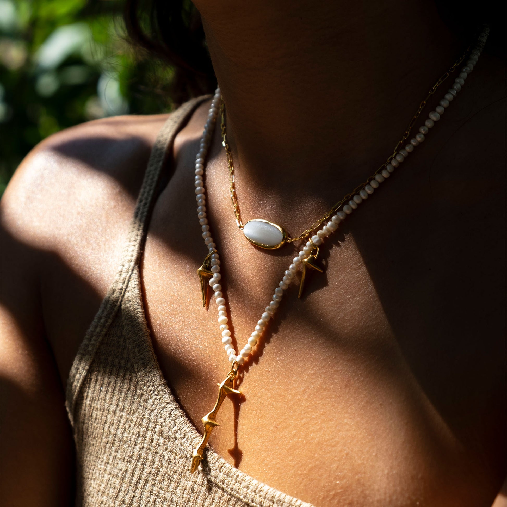 spin pearl necklace 602Lab