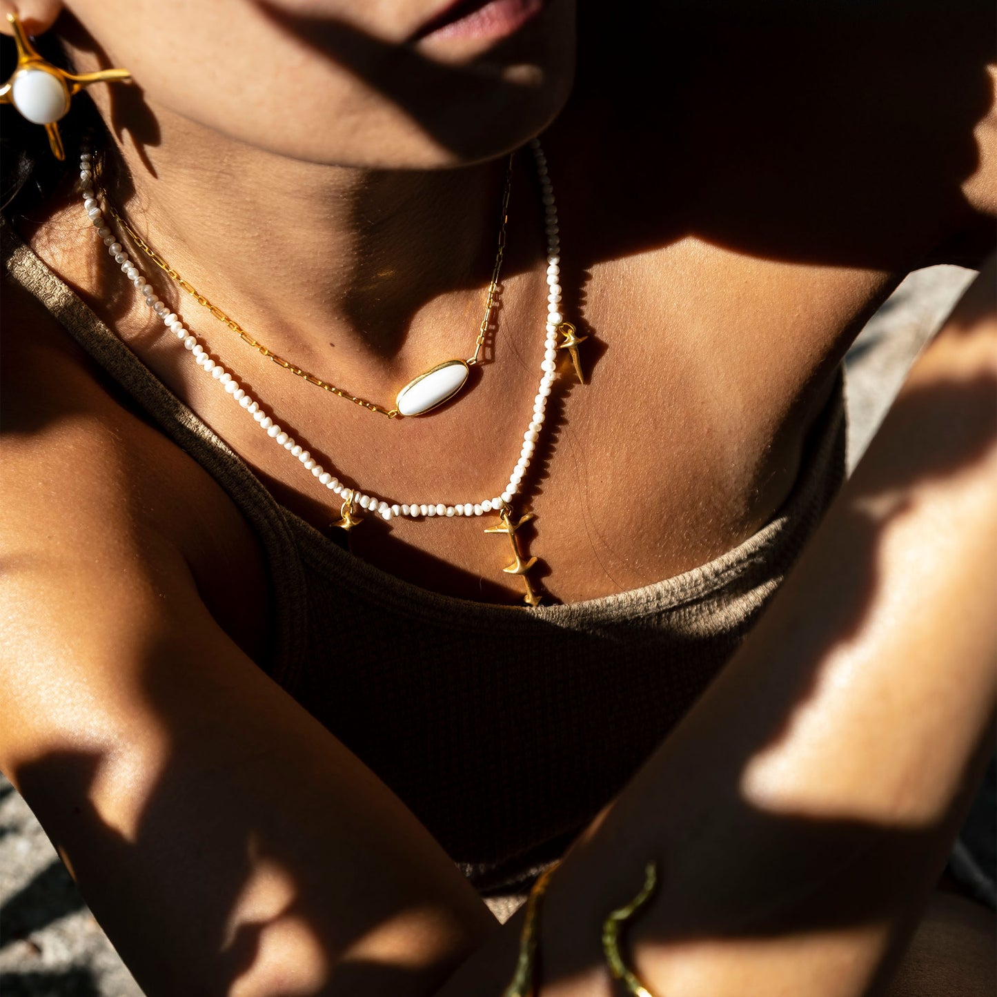 spin pearl necklace 602Lab