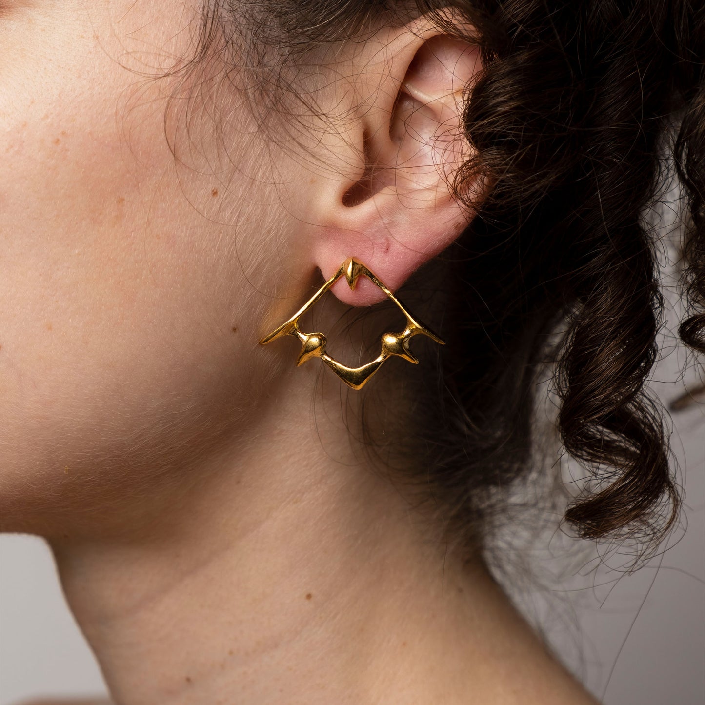 flint earrings 602Lab