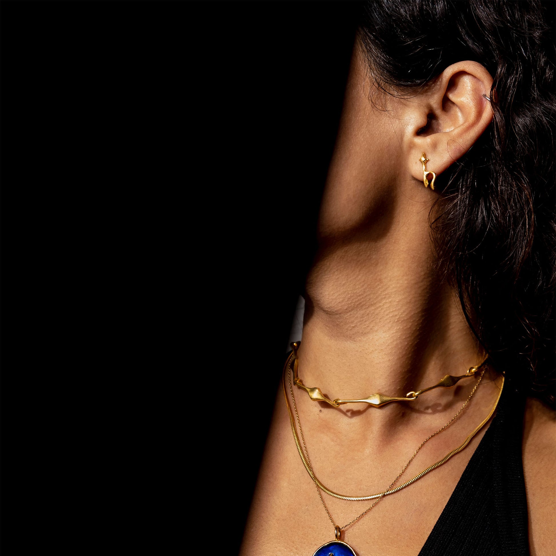 saturn earrings 602Lab