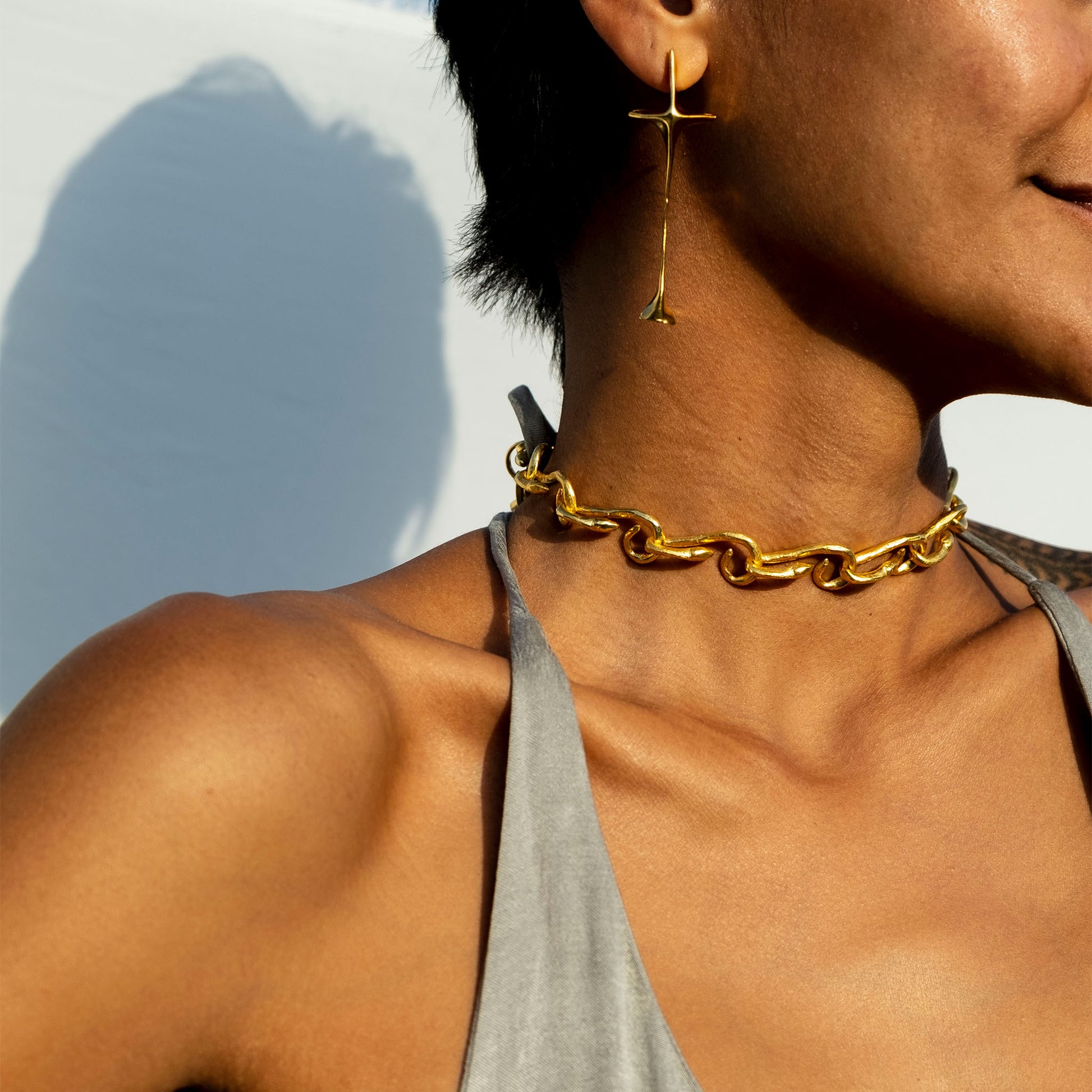 snake chain necklace 602Lab