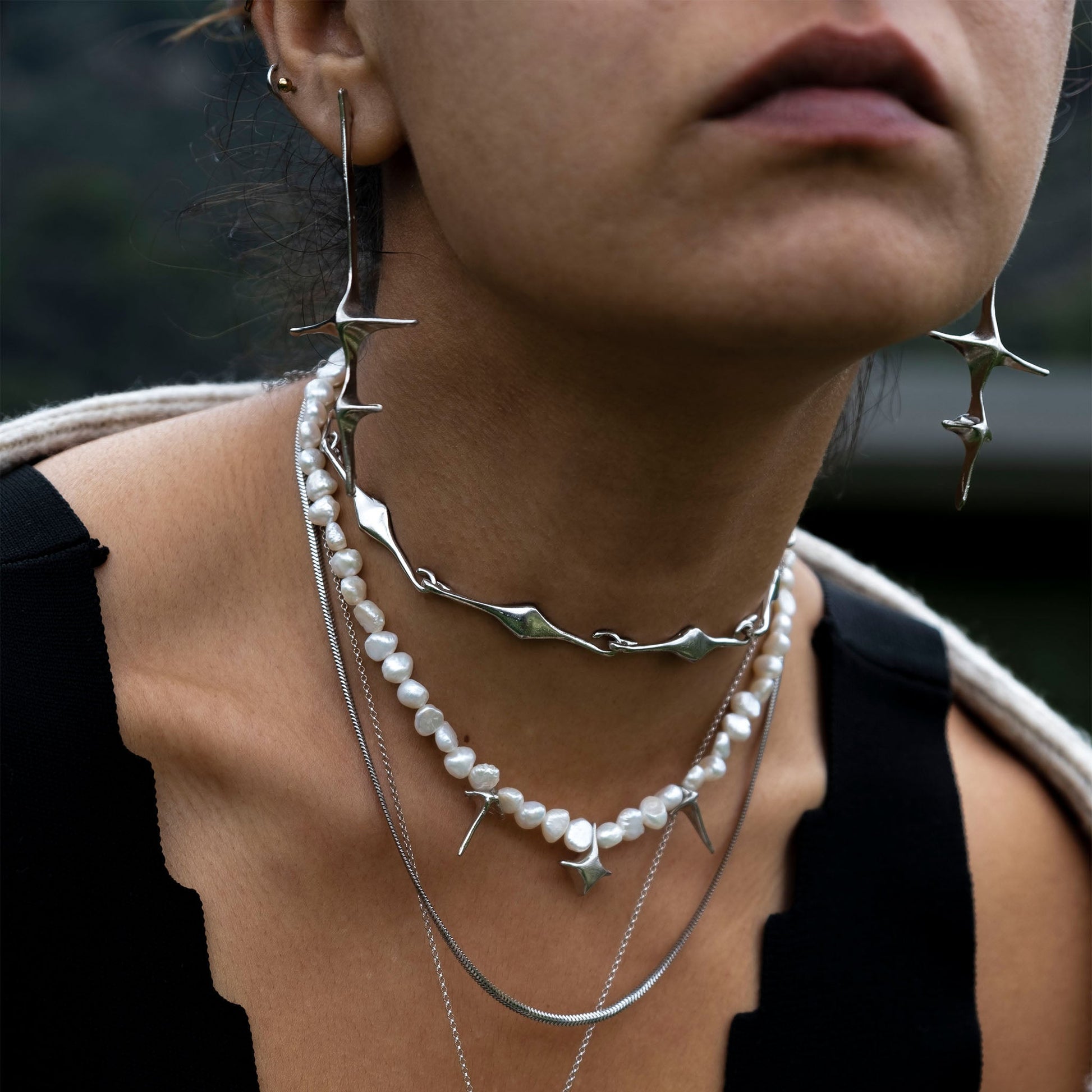 spinal earrings 602Lab