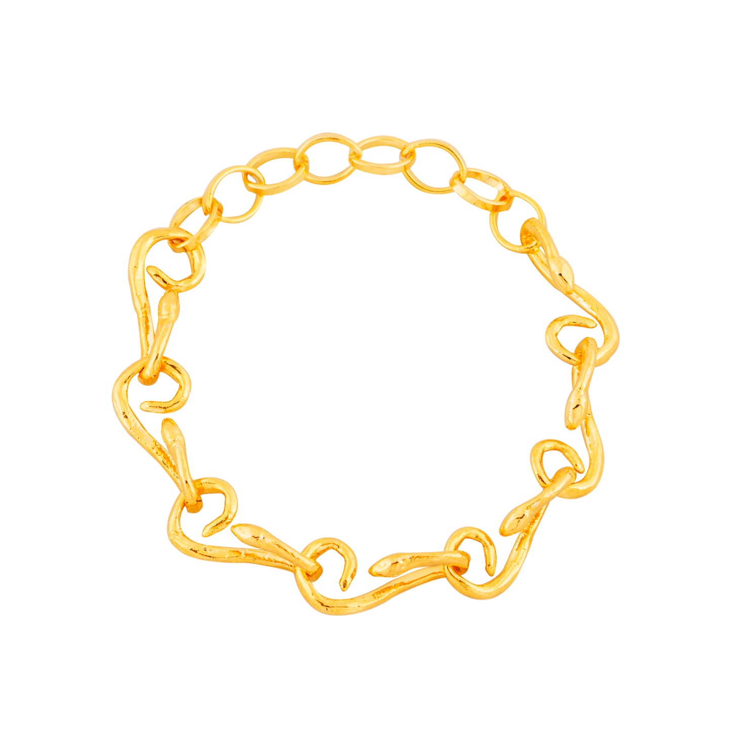 snake chain cuff 602Lab
