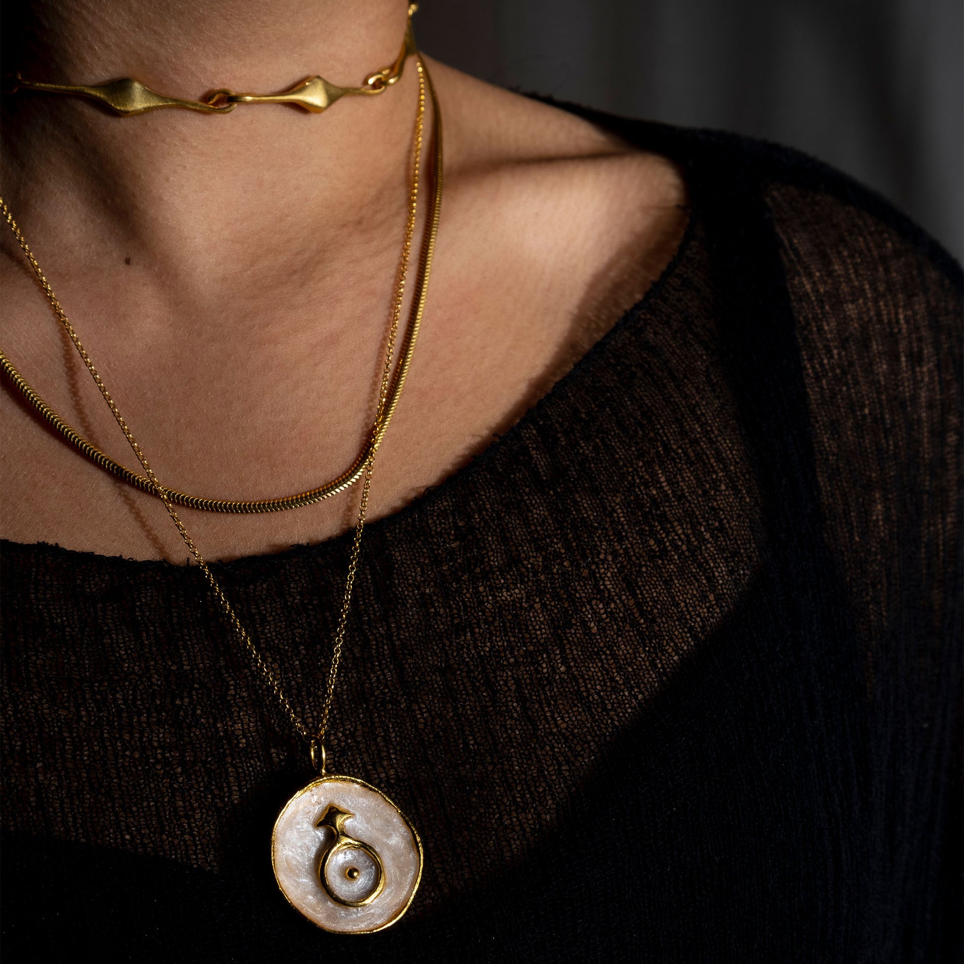 uranus necklace 602Lab