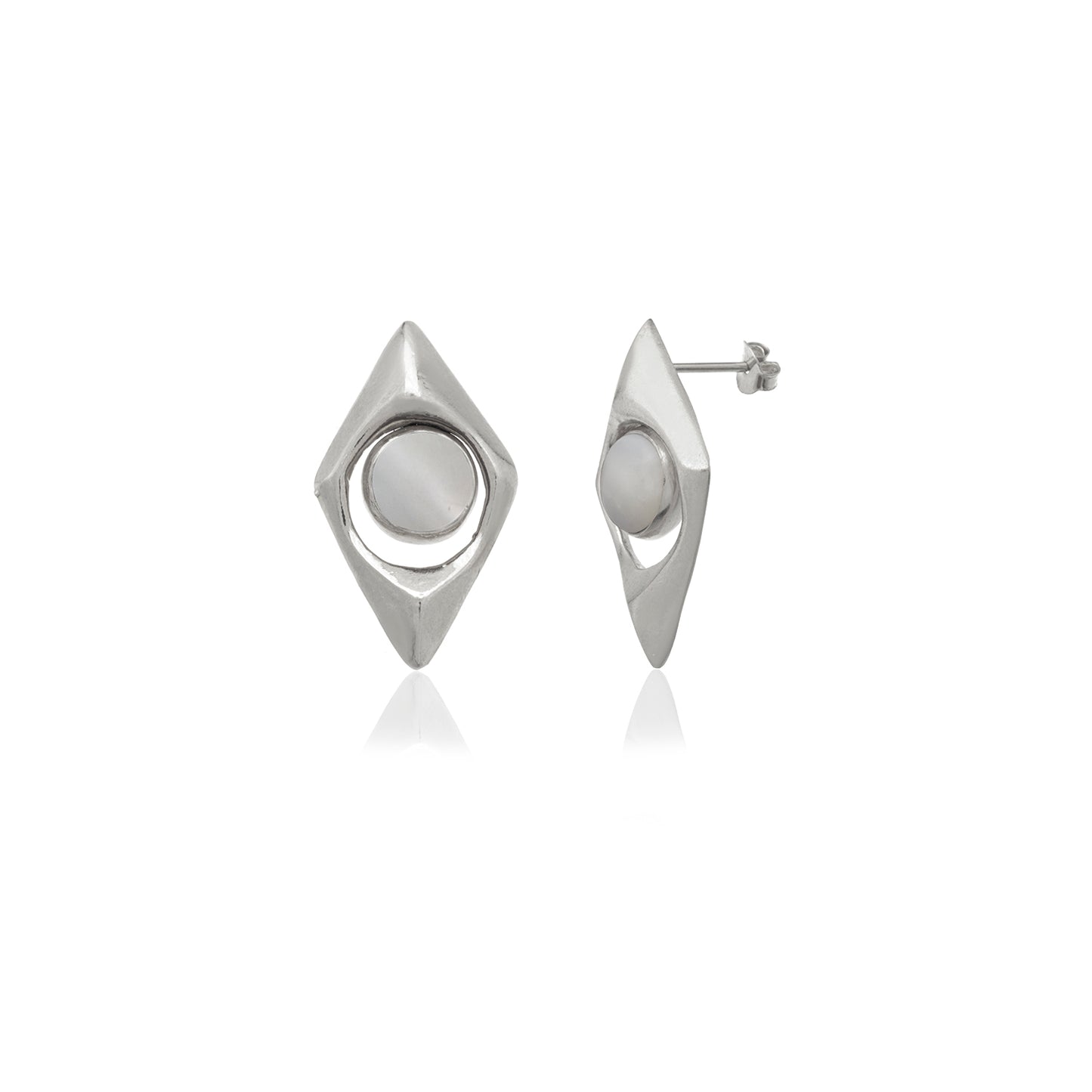 rombus earring 602Lab