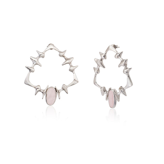 betty rose quartz earring 602Lab