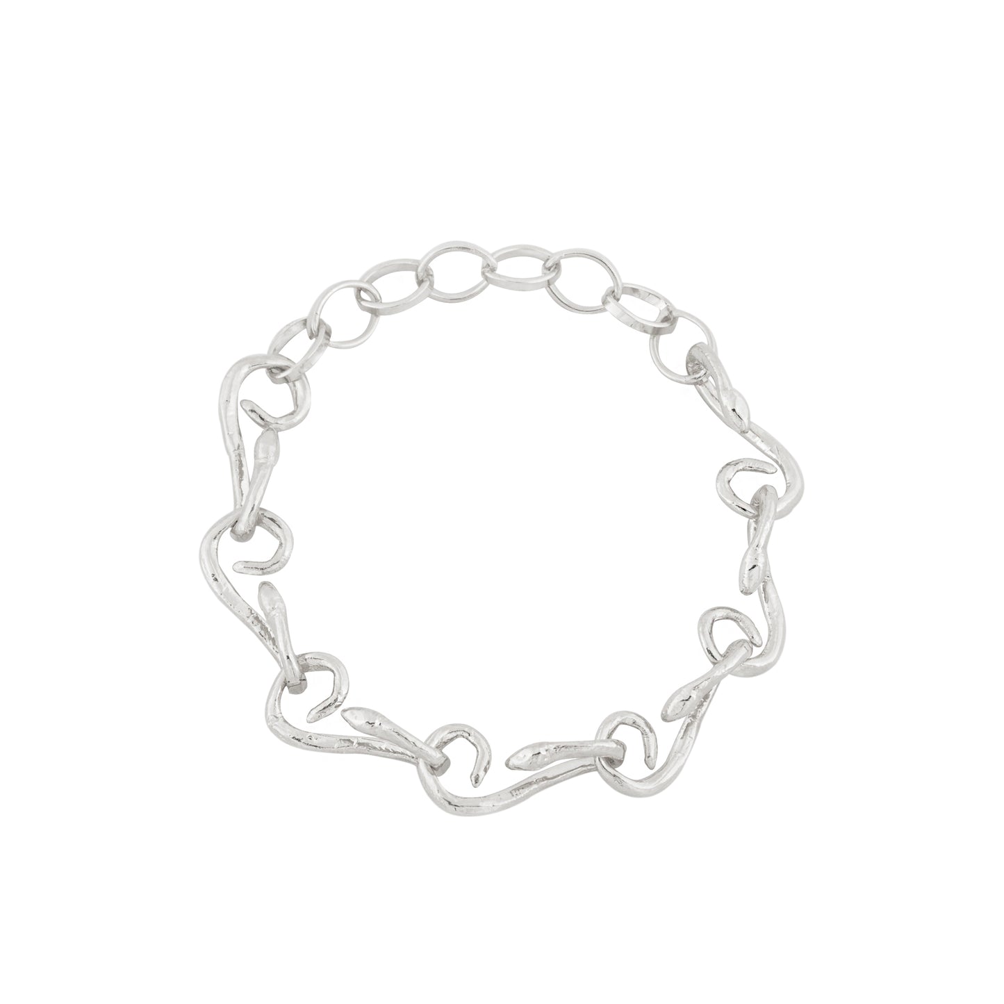 snake chain cuff 602Lab