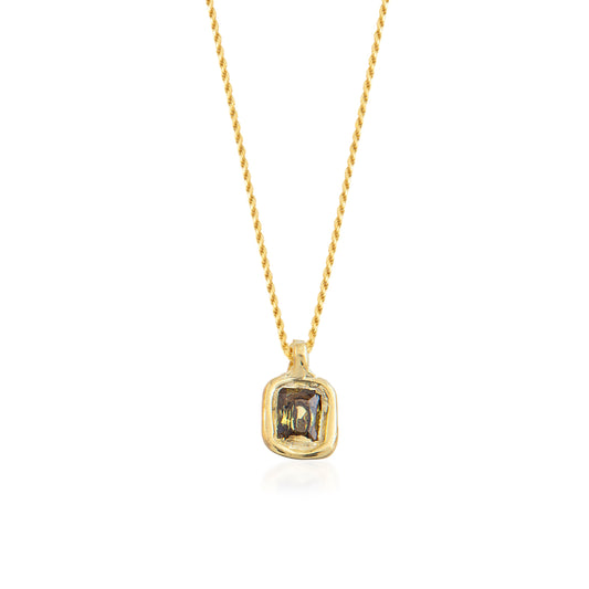 raw octagon necklace (Copy) 602Lab