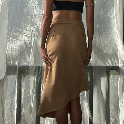 wrap skirt long 602Lab