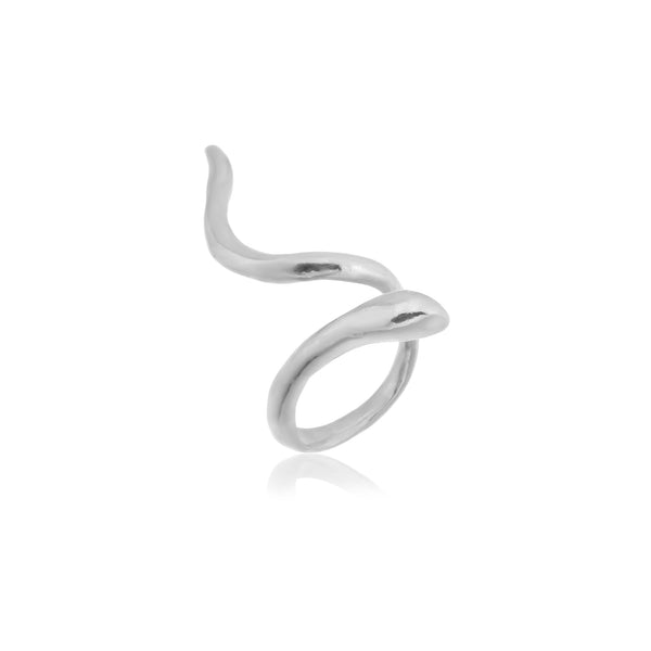 curled snake ring 602Lab