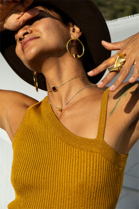 circle agate hoops +  opinal necklace +  pelvis ring +  square cut agate necklace 602Lab