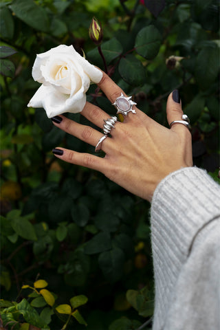 snake ring + helios ring + reign ring + raw ring 602Lab