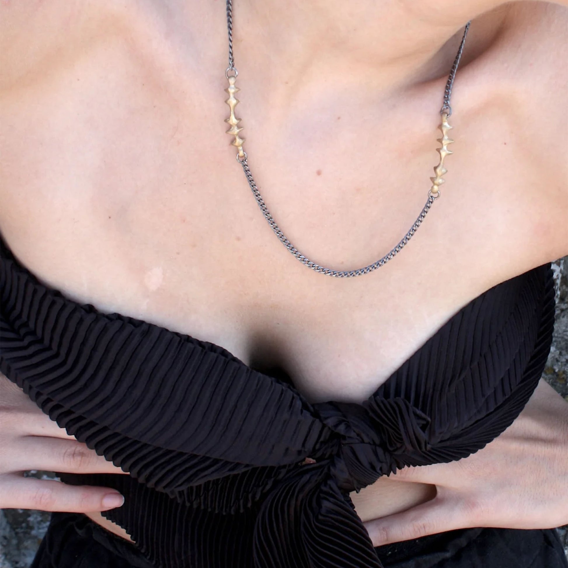 wilma in chain necklace 602Lab