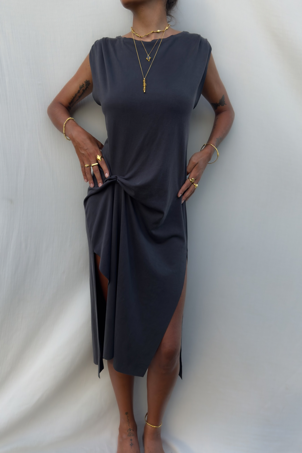 drape dress 602Lab