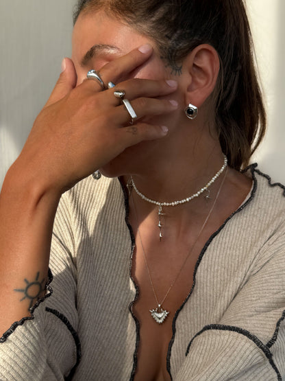 pearl spin necklace 602Lab