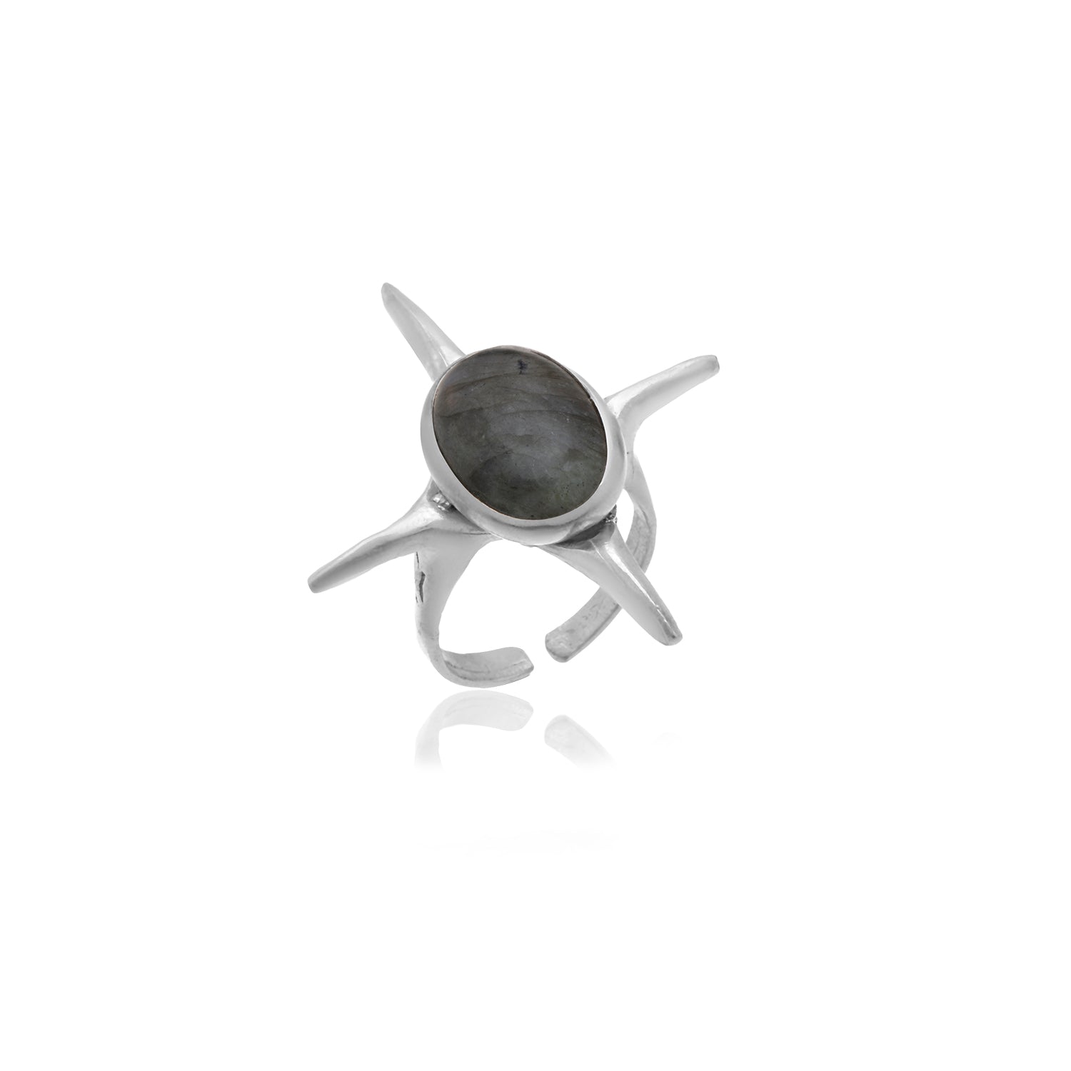quadro labradorite ring 602Lab