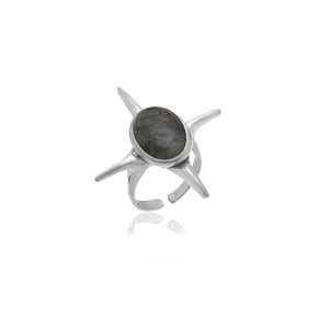 quadro labradorite ring 602Lab
