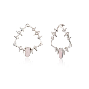betty rose quartz earrings 602Lab