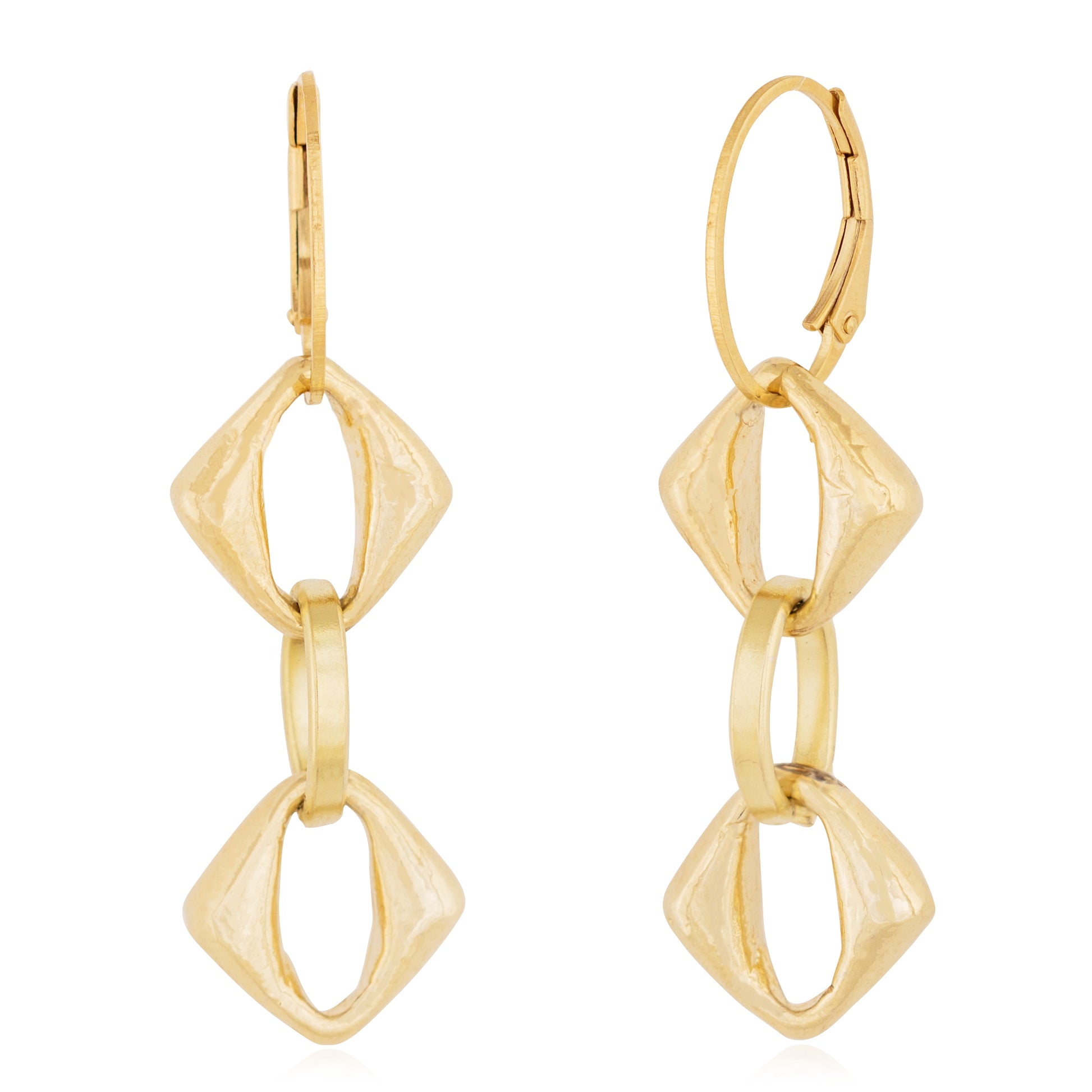 chain hoops earring 602Lab