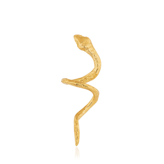 coiled snake earring 602Lab