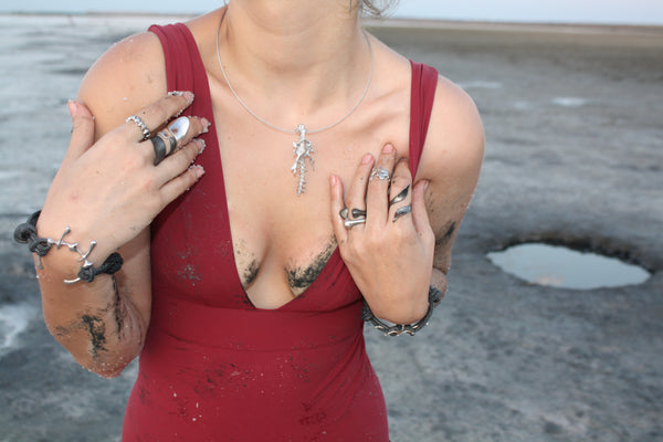 fishbone necklace 602Lab