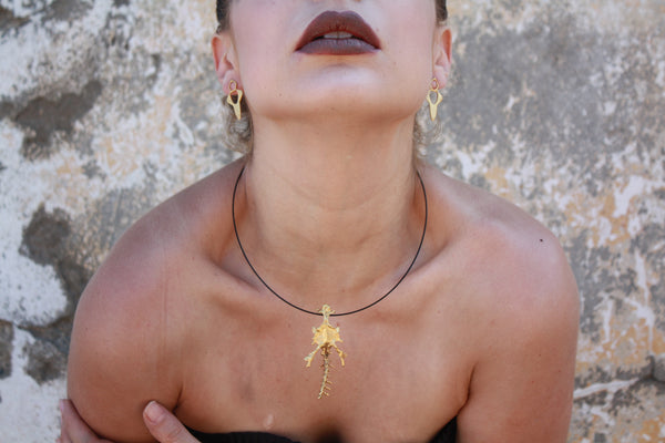 fishbone necklace 602Lab