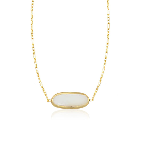 tiger eye oval necklace 602Lab