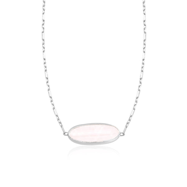pearl oval necklace 602Lab