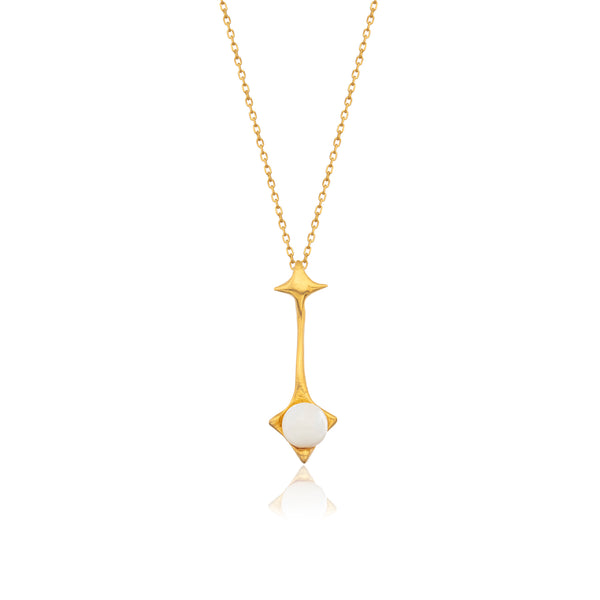 thymus agate necklace 602Lab